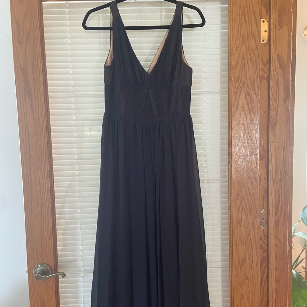 Vera Wang Maxi Dress - Navy Blue